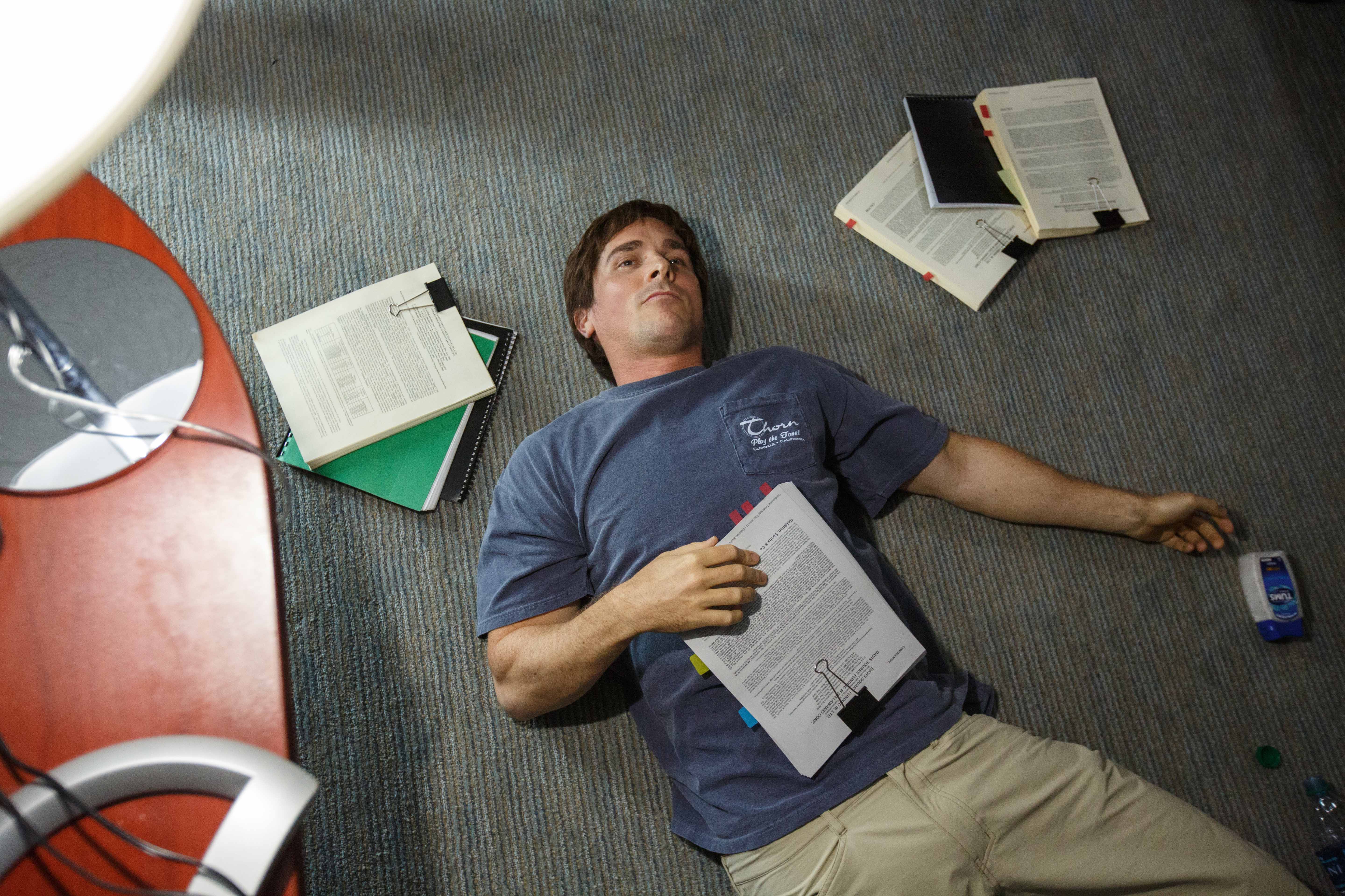 Christian Bale plays Michael Burry in The Big Short from Paramount Pictures and Regency Enterprises